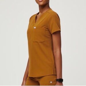 FIGS women’s Atlantic Fall Catarina™ - One-Pocket Scrub Top - S / Atlantic Fall